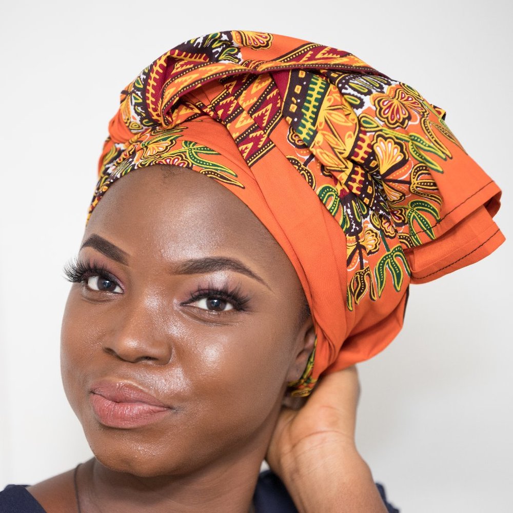 African Dashiki Head Wrap - OR